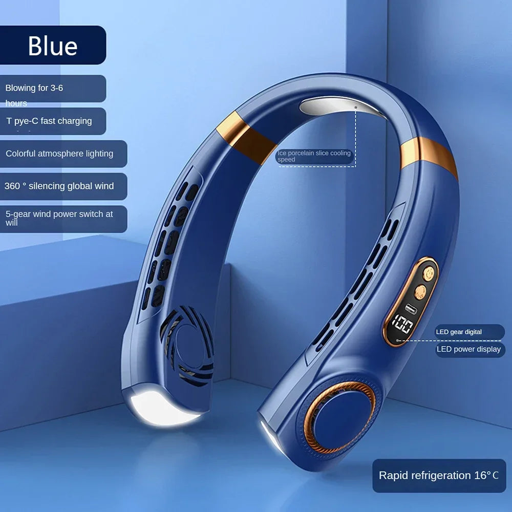 Bladeless Neck Fan - Stay Fresh, Anywhere this summer.